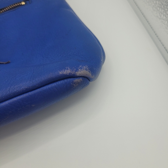 Fossil Jules Tassel Drawstring women's Bucket Bag, Sapphire - Picture 4 of 15